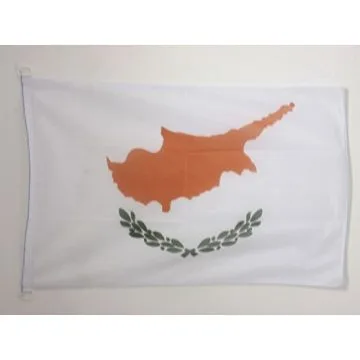 DRAPEAU CHYPRE 90x60cm - DRAPEAU CHYPRIOTE 60 x 90 cm Spécial Extérieur - DRAPEAUX