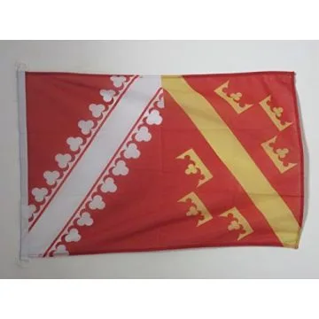 DRAPEAU ALSACE ANCIEN 90x60cm - DRAPEAU ALSACIEN - FRANCE 60 x 90 cm Spécial Extérieur - DRAPEAUX