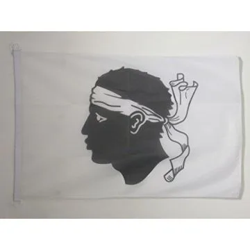 DRAPEAU CORSE 90x60cm - DRAPEAU PROVINCE CORSE 60 x 90 cm Spécial Extérieur - DRAPEAUX