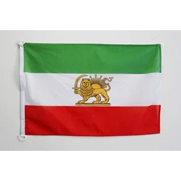 Drapeau Iran Ancien 90x60cm - Drapeau iranien 60 x 90 cm Spécial Extérieur - Drapeaux