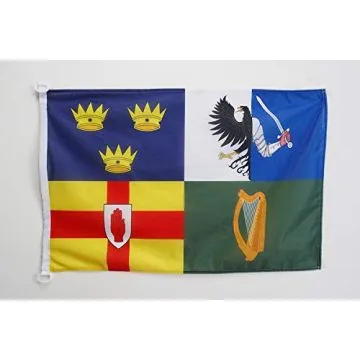 Drapeau Irlande 4 provinces 90x60cm - Drapeau irlandais 60 x 90 cm Spécial Extérieur - Drapeaux