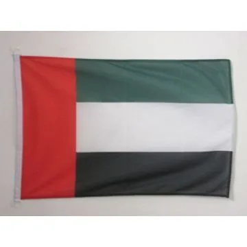 DRAPEAU EMIRATS ARABES UNIS 90x60cm - DRAPEAU Í?MIRATI 60 x 90 cm Spécial Extérieur - DRAPEAUX