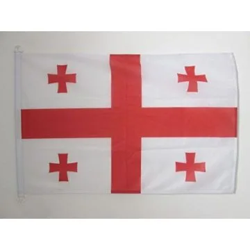 DRAPEAU GÍ?ORGIE 90x60cm - DRAPEAU GÍ?ORGIEN 60 x 90 cm Spécial Extérieur - DRAPEAUX