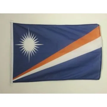 DRAPEAU ILES MARSHALL 90x60cm - DRAPEAU MARSHALLAIS  60 x 90 cm Spécial Extérieur - DRAPEAUX