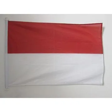 DRAPEAU INDONÍ?SIE 90x60cm - DRAPEAU INDONÍ?SIEN 60 x 90 cm Spécial Extérieur - DRAPEAUX