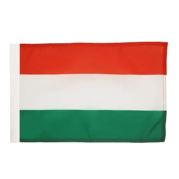 DRAPEAU HONGRIE 45x30cm - DRAPEAU HONGROIS 30 x 45 cm avec fourreau