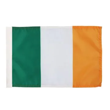 DRAPEAU IRLANDE 45x30cm - DRAPEAU IRLANDAIS 30 x 45 cm avec fourreau