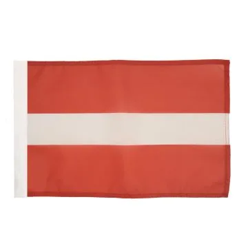 DRAPEAU LETTONIE 45x30cm - DRAPEAU LETTON 30 x 45 cm avec fourreau