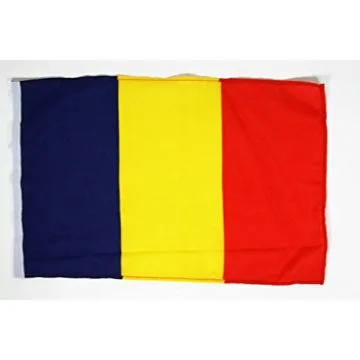 DRAPEAU ROUMANIE 45x30cm - DRAPEAU ROUMAIN 30 x 45 cm avec fourreau