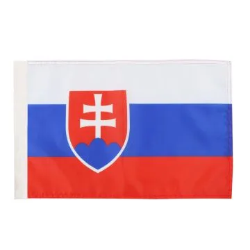 DRAPEAU SLOVAQUIE 45x30cm - DRAPEAU SLOVAQUE 30 x 45 cm avec fourreau