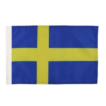 DRAPEAU SUÈDE 45x30cm - DRAPEAU SUÉDOIS 30 x 45 cm avec fourreau
