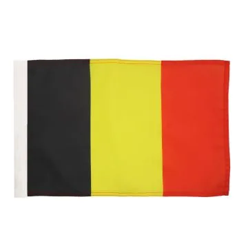 DRAPEAU BELGIQUE 45x30cm - DRAPEAU BELGE 30 x 45 cm avec fourreau