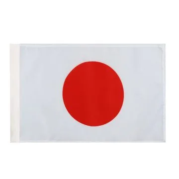 DRAPEAU JAPON 45x30cm - DRAPEAU JAPONAIS 30 x 45 cm avec fourreau