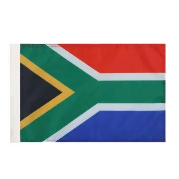 DRAPEAU AFRIQUE DU SUD 45x30cm - DRAPEAU SUD AFRICAIN 30 x 45 cm avec fourreau