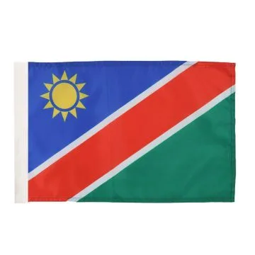 DRAPEAU NAMIBIE 45x30cm - DRAPEAU NAMIBIEN 30 x 45 cm avec fourreau