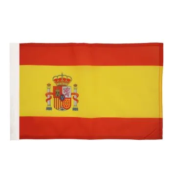 DRAPEAU ESPAGNE 45x30cm - DRAPEAU ESPAGNOL 30 x 45 cm avec fourreau