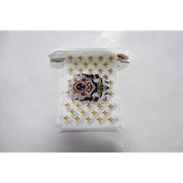 Guirlande 6 mètres 20 Drapeaux Royaume de France Grandes Armes 21x15 cm - Drapeau royaliste français 15 x 21 cm