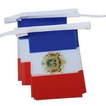 Guirlande Drapeau France Premier Empire 1804-1815 6 mètres | 20 drapeaux 21x15 cm