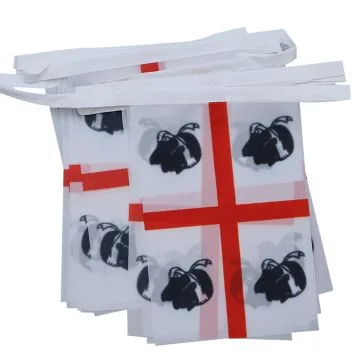 GUIRLANDE 6 mètres 20 DRAPEAUX SARDAIGNE 21x15 cm - DRAPEAU SARDE 15 x 21 cm