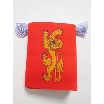 GUIRLANDE 6 mètres 20 DRAPEAUX AQUITAINE 21x15 cm - DRAPEAU AQUITAIN 15 x 21 cm