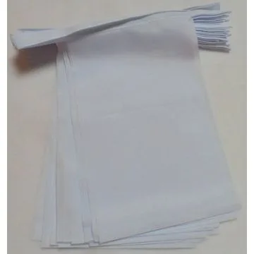 GUIRLANDE 6 mètres 20 DRAPEAUX UNICOLORE BLANC 21x15 cm - DRAPEAU DE COULEUR BLANCHE 15 x 21 cm