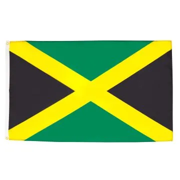 DRAPEAU JAMAÏQUE 150x90cm - DRAPEAU JAMAÏCAIN 90 x 150 cm