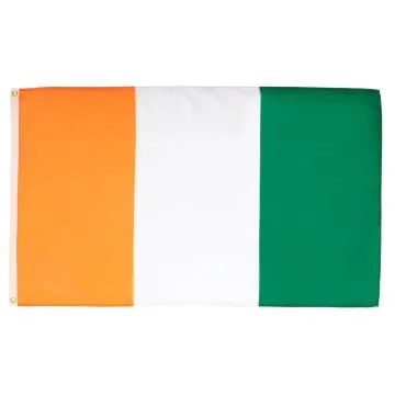 DRAPEAU CÔTE D\'IVOIRE 150x90cm - DRAPEAU IVOIRIEN 90 x 150 cm