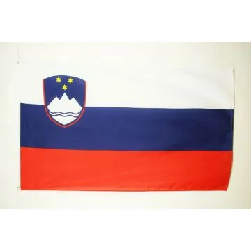 DRAPEAU SLOVÉNIE 150x90cm - DRAPEAU SLOVÈNE 90 x 150 cm