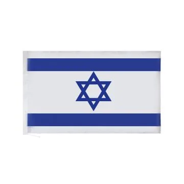 DRAPEAU ISRAËL 150x90cm - DRAPEAU ISRAÉLIEN 90 x 150 cm Spécial Supporter