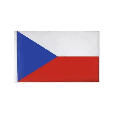 DRAPEAU RÉPUBLIQUE TCHÈQUE 150x90cm - DRAPEAU TCHÈQUE 90 x 150 cm Spécial Supporter