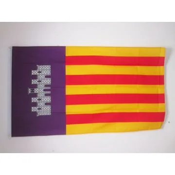 Guirlande Drapeau Mayorque 12 mètres | 20 drapeaux 45x30 cm