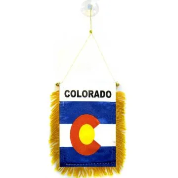 FANION COLORADO 15x10cm - Mini drapeau ETAT AMÉRICAIN - USA - ETATS-UNIS 10 x 15 cm spécial voiture - Bannière