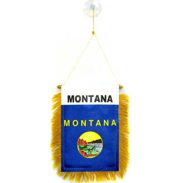 FANION MONTANA 15x10cm - Mini drapeau ETAT AMÉRICAIN - USA - ETATS-UNIS 10 x 15 cm spécial voiture - Bannière