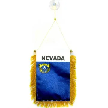 FANION NEVADA 15x10cm - Mini drapeau ETAT AMÉRICAIN - USA - ETATS-UNIS 10 x 15 cm spécial voiture - Bannière