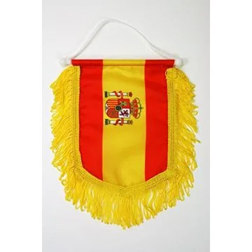 FANION ESPAGNE 15x10cm Polyester - Mini drapeau ESPAGNOL 10 x 15 cm - Bannière