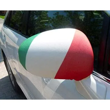 Drapeau rétroviseur ITALIE Lot de  2 - Drapeaux pour voiture italien