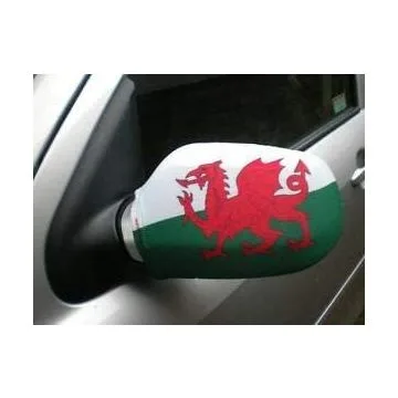 Drapeau rétroviseur PAYS DE GALLES Lot de  2 - Drapeaux pour voiture gallois