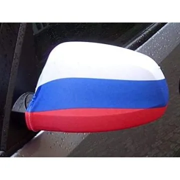Drapeau rétroviseur RUSSIE Lot de  2 - Drapeaux pour voiture russe
