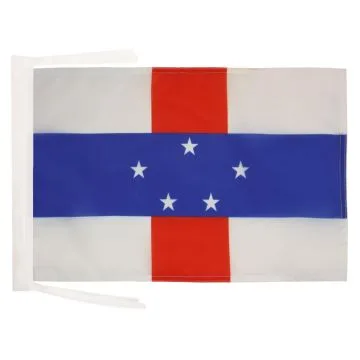 DRAPEAU ANTILLES NÉERLANDAISES 45x30cm - PAVILLON HOLLANDAIS 30 x 45 cm haute qualité