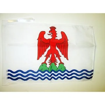 DRAPEAU COMTÉ DE NICE 45x30cm - PAVILLON NIÇOIS 30 x 45 cm haute qualité