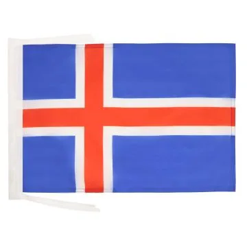 DRAPEAU ISLANDE 45x30cm - PAVILLON ISLANDAIS 30 x 45 cm haute qualité