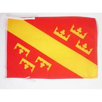 DRAPEAU HAUTE-ALSACE 45x30cm - PAVILLON ALSACIEN - HAUT-RHIN 30 x 45 cm haute qualité