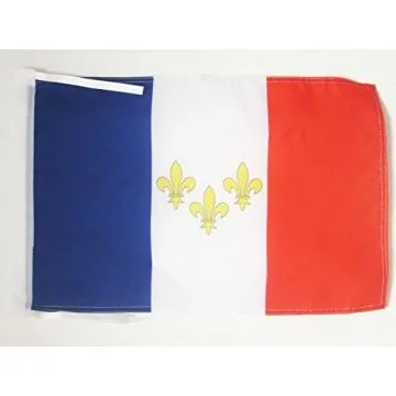 DRAPEAU MONARCHIE FRANÇAISE 45x30cm - PAVILLON ROYALISTE - ROYAUME DE FRANCE 30 x 45 cm haute qualité