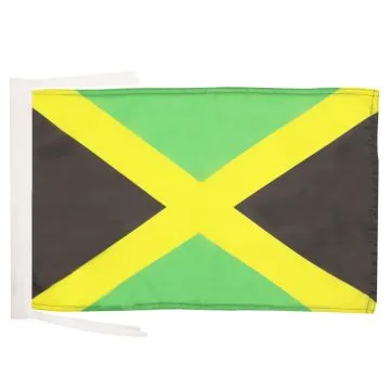 DRAPEAU JAMAÏQUE 45x30cm - PAVILLON JAMAÏCAIN 30 x 45 cm haute qualité