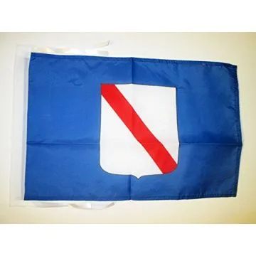 DRAPEAU CAMPANIE 45x30cm - PAVILLON CAMPANIA - ITALIE 30 x 45 cm haute qualité