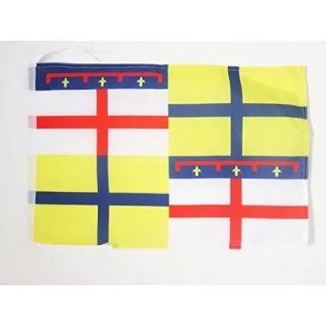 DRAPEAU RÉGION ITALIE EMILIE 45x30cm - PAVILLON REGIONE STORICA EMILIA 30 x 45 cm haute qualité
