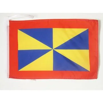 DRAPEAU DUCHÉ DE PARME 1851-1859 45x30cm - PAVILLON ROYAUME ITALIE 30 x 45 cm haute qualité