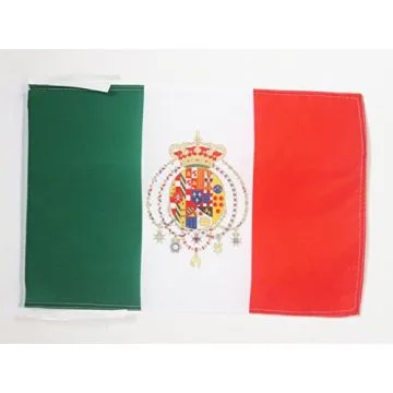 DRAPEAU ROYAUME DES DEUX-SICILES 1860?1861 45x30cm - PAVILLON ITALIE - SICILE 30 x 45 cm haute qualité