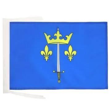 DRAPEAU JEANNE D\'ARC 45x30cm - PAVILLON ARMOIRIES JEANNE D\'ARC 30 x 45 cm haute qualité