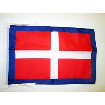 DRAPEAU ROYAUME DE SAVOIE 45x30cm - PAVILLON SAVOYARD 30 x 45 cm haute qualité